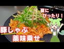 【薬味が爽やか！】豚しゃぶの薬味乗せ作ってみた【今日のおつまみ】