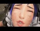 鉄拳8 メイド服麗奈を壁打ち中心にリョナ