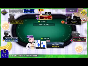 クラブマッチで久々に1位をとれました【ポーカーチェイス】