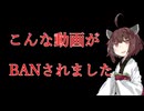 【実録】攻めた動画を作ったらBANされました【VOICEVOX：東北きりたん】