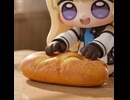 ストレスぶっ飛ぶ！もちもちパンおもちゃ一人遊び!