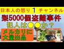 【梨5000個盗難の犯人は誰なのか】ベトナム人の農作物メルカリ出品があまりにもタイミングよくあまりにもタイミングが合致しすぎ
