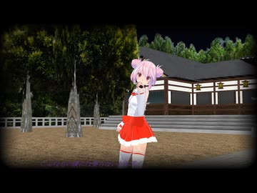 【MMD】Tdaシスターズ Tda式初音ミク 巫女風デフォ服で　幻奏サティスファクション