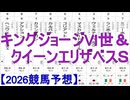 【競馬予想】2026「キングジョージⅥ世＆クイーンエリザベスＳ(G1)」