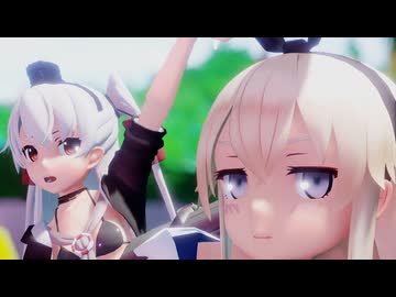 【艦これ/MMD】-島津風でChatter Chatter-水着