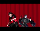 【MMDモデル配布あり】【MMD刀剣乱舞】ダンスホール/Mrs. TOKEN APPLE【桃太郎祐定/大慶直胤】【釧路くき刀】【VRoid_MMD】
