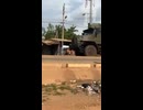 Russian convoy—presumably the one unloaded by the Britnev at the port of Lomé in Togo 2
