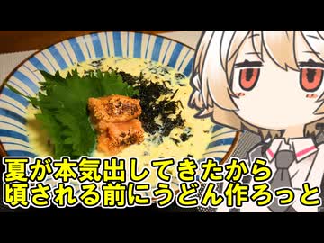 冷やし豆乳うどん【ナースロボ】