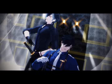 【MMD刀剣乱舞】天使の翼。【燭台切光忠・二筋樋貞宗】