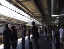 山陽本線広島駅列車到着