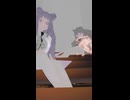 階段に座る
