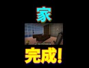 【Minecraft】家を建てた