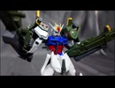 ランチャーストライカー2個をHGストライクガンダムに装備させてみた(ガンプラ無加工ミキシング)