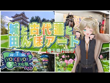 【VOICEVOX5周年文化祭】城と古代蓮と田んぼアート【ソフトウェアトーク旅行】