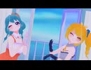 【MMD】ふらねいでバブリン【GUMI＆ネル】