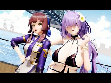 【MMD艦これ】２人のモガドールに「WAA!!!!」を踊ってもらいました【MMDアズールレーン】