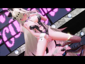 【MMD×Blender】MMdB式キュアアルカナ・シャドウ／ラビットホール