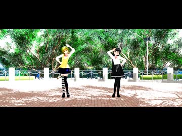 【MMD】ものべいろは  with  GUMI_制服　や＠下公園風ステージ　横浜ラプソディー　 sdPBR4.80　　0730_1