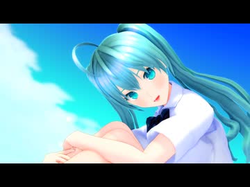 【MMD】　自作初音ミクモデル(夏制服) TEXデータ更新ver.配布