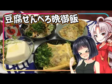 【千円夕餉研究会遅刻組 せんべろ投稿祭遅刻組】豆腐お嬢ついなちゃん #119 【１枚で事足りる豆腐せんべろごはん】
