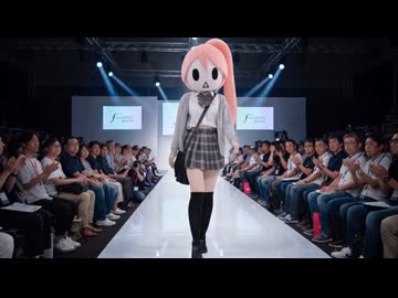 AIを使ってぴのっち達にランウェイに立ってもらった