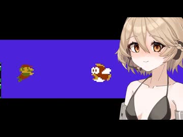 私に見とれてミスしたとか言い訳しないでくださいよ【スーパーマリオブラザーズ】