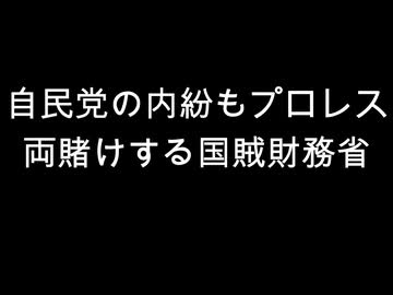 自民党の内紛もプロレス　両賭けする国賊財務省