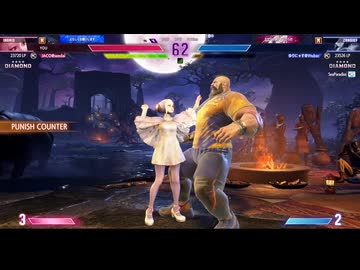 スト６　ランクマ　イングリッド編　132　ダイヤ4　ｖsザンギエフ　2026　0706