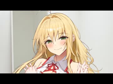 試着室に二人で入るマキモカ