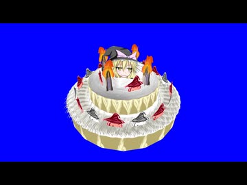 ケーキと化したUDK姉貴BB