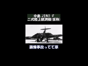 中島 J1N1-F 二式陸上観測機(仮称)