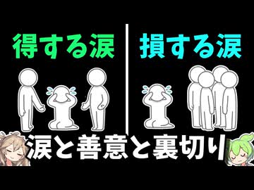 あなたは泣く人？　我慢する人？　涙の進化と人間の本音【ずんだもん】