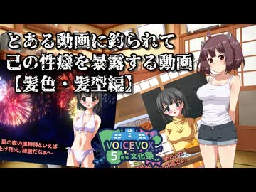 【VOICEVOX5周年文化祭】とある動画に釣られて己の性癖を暴露する動画【髪色・髪型編】
