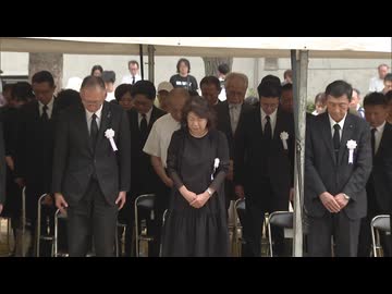 長崎原爆から８１年　投下の第１目標だった北九州市で平和祈念式典