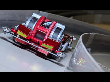 走行中に1速→2速。ミニ四駆はギアチェンジで速くなるか