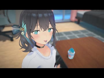 かき氷を食べる宮舞