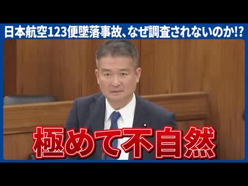 【日本航空123便墜落事故】なぜ政府は事故の原因の調査を進めないのか!?【日本航空123便撃墜事件】