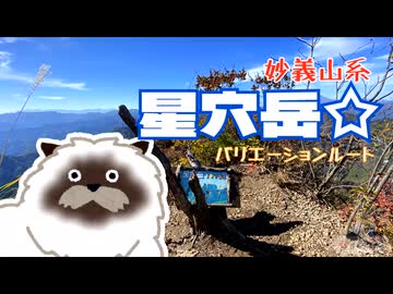 【ニコニコ登山祭】妙義山系 星穴岳バリエーションルート