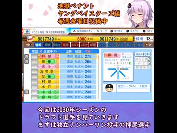 ここが地獄だよゆかりさん！30年ドラフト1位選手紹介！