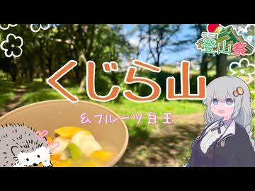 【ニコニコ登山祭】くじら山でフルーツ白玉！