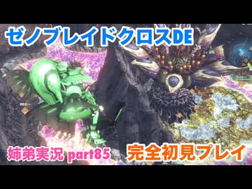 □■ゼノブレイドクロスDEを初見実況プレイ part85【姉弟実況】
