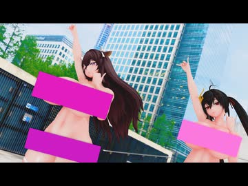 DEEP BLUE TOWNへおいでよ(※ただし運営の許可は下りなかった模様)【MMDアズレン】樫野＆大鳳