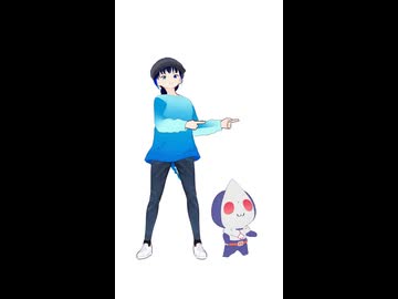 【MMD3DCG縦ノ祭】夢愛ちゃんともちもちブレイドがポケダンスおどってる。