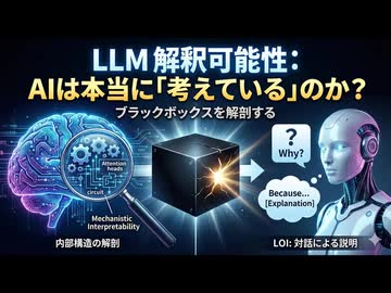 LLM解釈可能性：AIは本当に「考えている」のか？ブラックボックスを