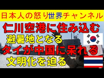 【インチョン空港が最終警告】ホームレスが住み着くも出ていけ！に加えて避暑地と化す【タイ政府が中国に警告】中国国民の民度を高めてくれないか？俺たちは迷惑をこうむっている #中国 #タイ#韓国