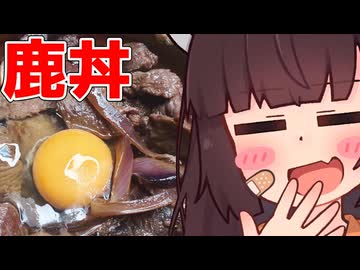 たまには王道っぽい鹿丼作ってみようじょん？【ももんじゃきりたん】