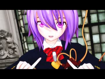 【MMD】脚の装いが変化するJKさとり様【Telephone】（再投稿）