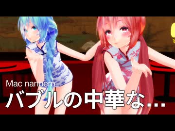 【Mac nanoem】バブルの中華なフルコース／ミクテト