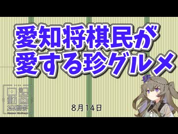愛知将棋民が愛する珍グルメ　【VOICEVOX5周年文化祭参加動画】【日記動画投稿祭2026　夏】8月14日