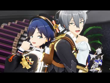 【ゼンゼロMMD】QUEEN【リン＆アキラ】